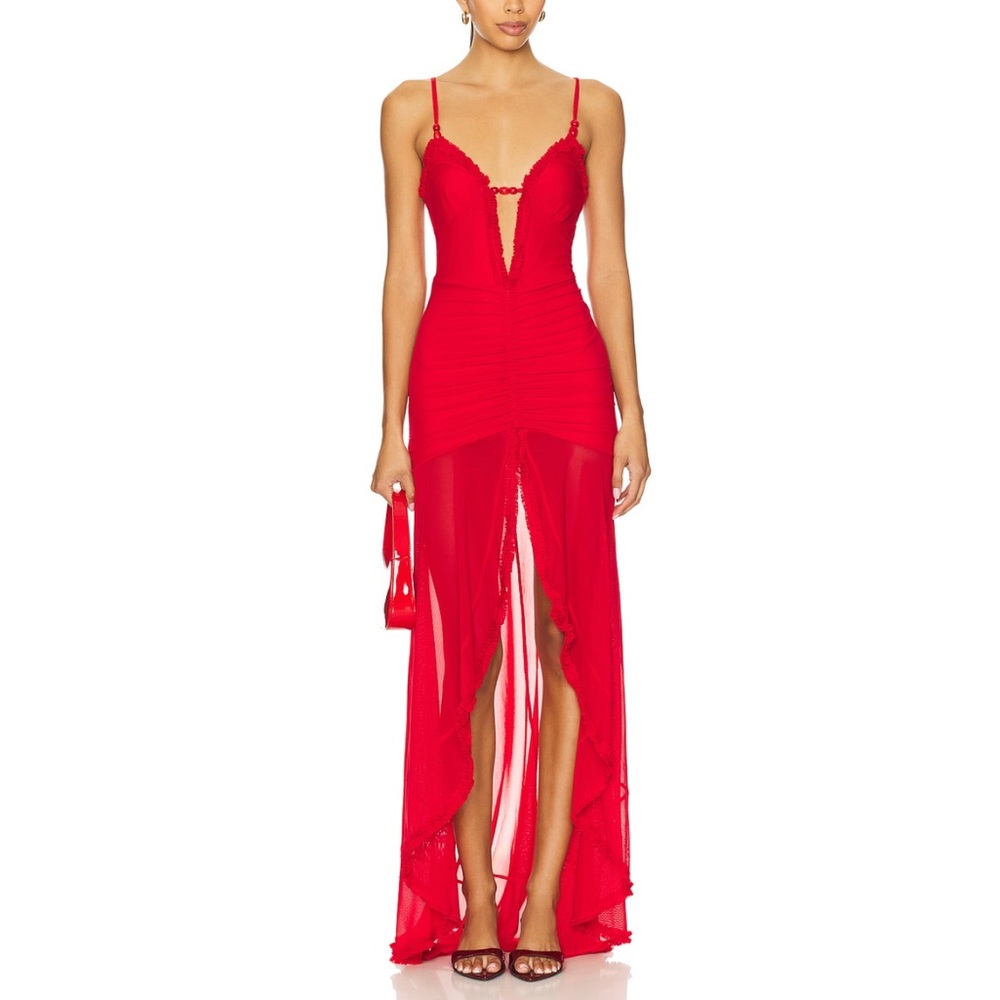 Kiata Maxi Dress in Cherry
Runaway The Label